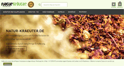 Desktop Screenshot of natur-kraeuter.de