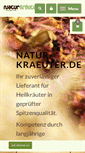 Mobile Screenshot of natur-kraeuter.de