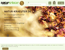 Tablet Screenshot of natur-kraeuter.de